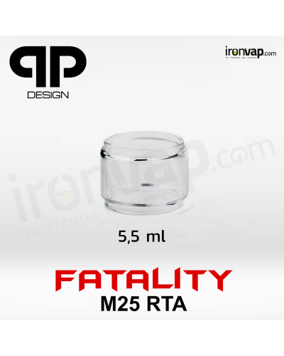 Depósito de Pyrex para Fatality M25 RTA 5.5ml - QP Design