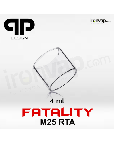 Depósito de Pyrex para Fatality M25 RTA 4ml - QP Design