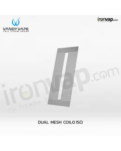 Mesh Dual Coil 0.15Ohm (pack 10 unidades) - Vandy Vape