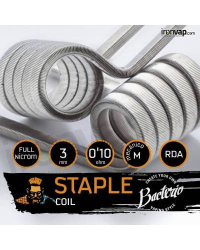 Staple 0'10Ω 3mm - Bacterio Coils