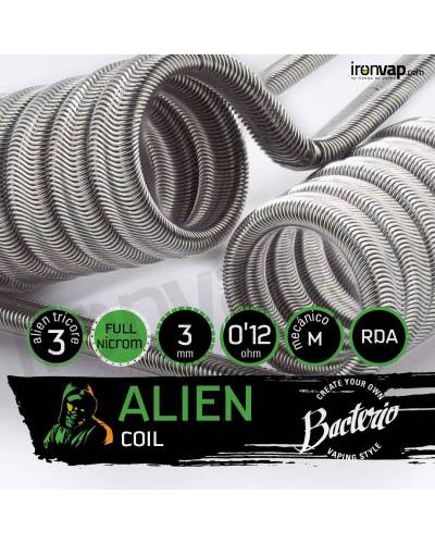 Alien coil 0'12Ω 3mm - Bacterio Coils