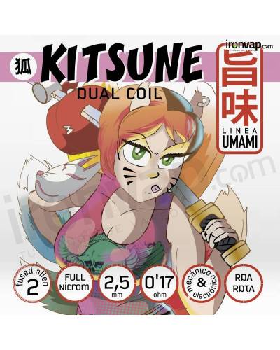 Kitsune 0'17Ω 2'5mm - Bacterio Coils