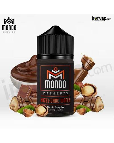 Hazel-Choc Wafer 50ml - Mondo E-liquids