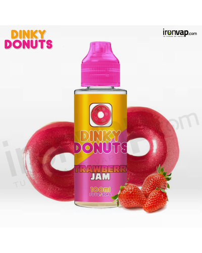 Strawberry Jam 100ml TPD - Dinky Donuts