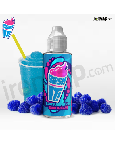 Blue Raspberry Bubblegum 100ml TPD - Slush It
