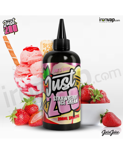 Strawberry Ice Cream 200ml TPD - Just 200 by Joe's Juice
