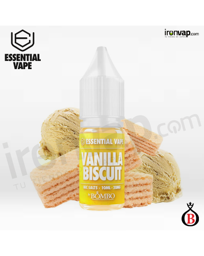 Vanilla Biscuit 10ml en sales - Essential Vape Nic Salts by Bombo