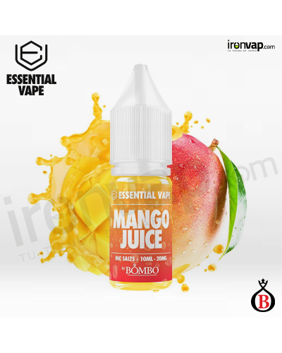 Mango Juice 10ml en sales - Essential Vape Nic Salts by Bombo