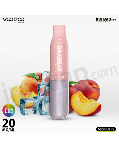 Peach ice Dragbar 600S - Zovoo by Voopoo