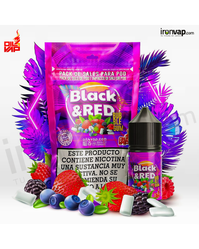 Pack Black & Red Bubble - Oil4vap Sales