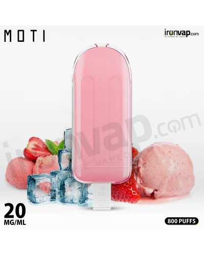 Strawberry Ice Cream 20mg - Moti Pop