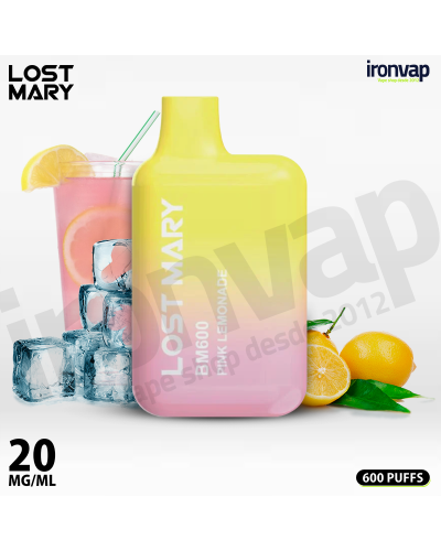 Pink Lemonade 20mg - BM600 Lost Mary - Elfbar
