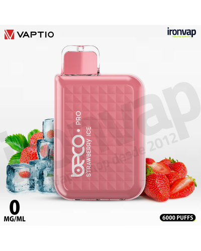 Strawberry Ice 0mg Beco Pro - Vaptio
