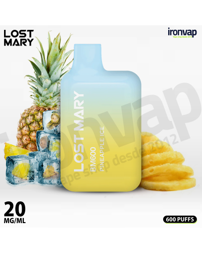 Pineapple Ice 20mg - BM600 Lost Mary
