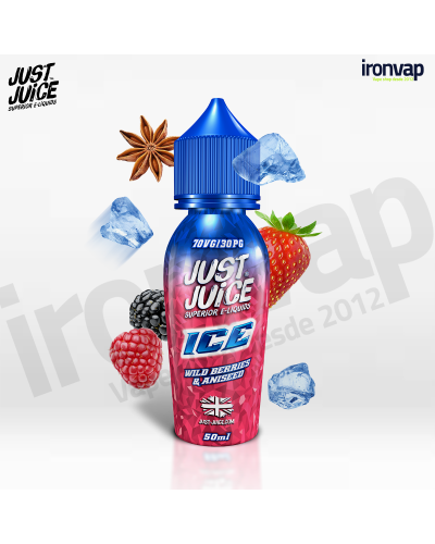 Wild Berries & Aniseed 50ml TPD - Just Juice Ice