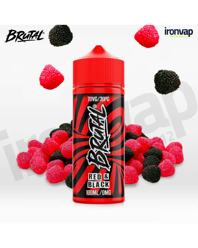 Red & Black 100ml TPD - Brutal by Just Juice