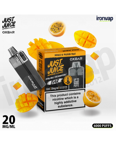 Mango & Passion Fruit Pod Rellenable OXBAR - Just Juice