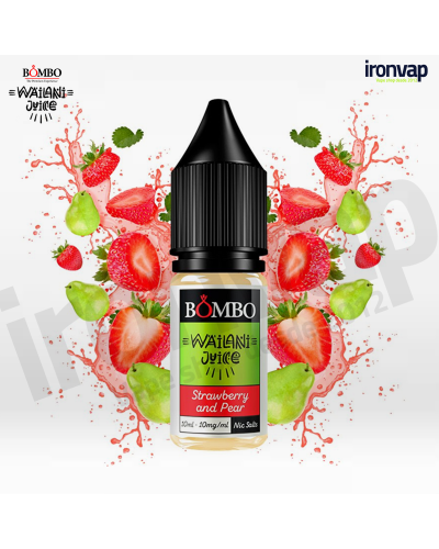 Strawberry and Pear 10ml en sales - Bombo Wailani Juice