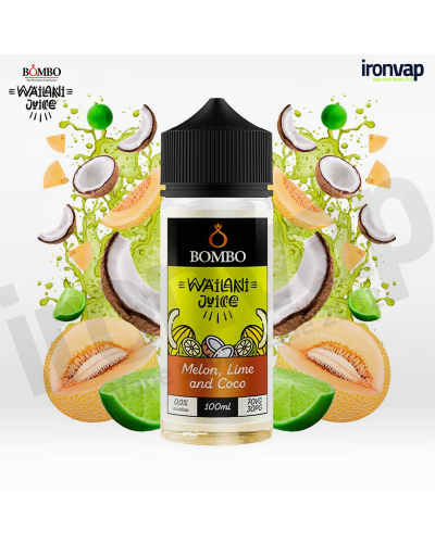 Melon, Lime & Coco 100ml TPD - Wailani Juice by Bombo