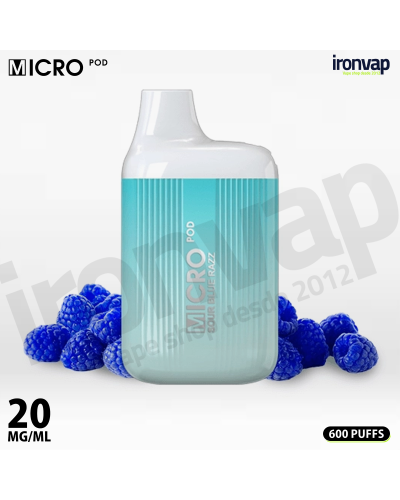 Sour Blue Raspberry 20mg - Micro Pod