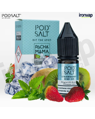 Strawberry Kiwi Ice 10ml en sales - Pod Salt & Pachamama