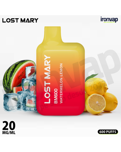 Watermelon Lemon 20mg BM600 - Lost Mary