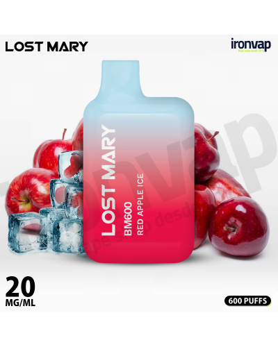 Red Apple ice 20mg BM600 - Lost Mary