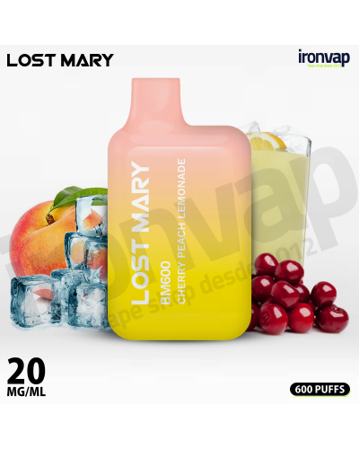 Cherry Peach Lemonade 20mg BM600 - Lost Mary