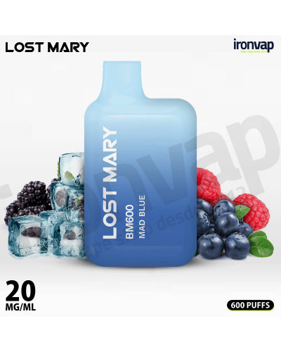 Mad Blue 20mg BM600 - Lost Mary