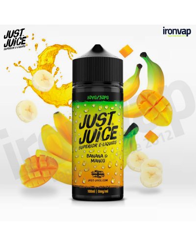 Banana & Mango 100ml TPD - Just Juice