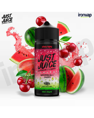 Watermelon & Cherry 100ml TPD - Just Juice