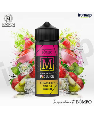 Strawberry Kiwi Ice 100ml TPD - Magnum Vape Pod Juice