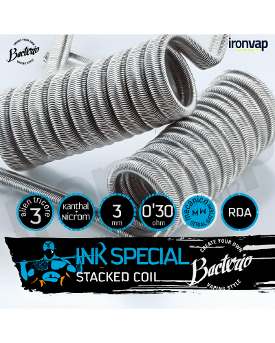 Ink Special Stacked 0'30Ω 3mm - Bacterio Coils