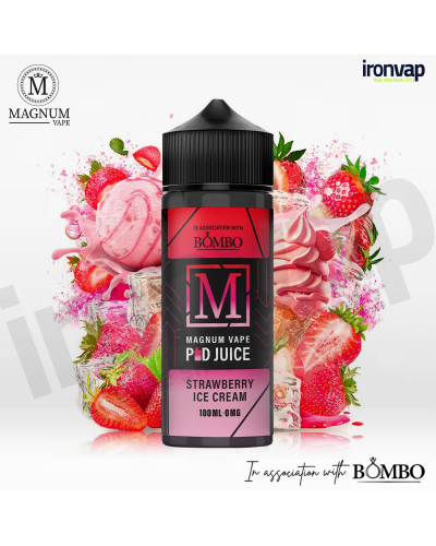 Strawberry Ice Cream 100ml TPD - Magnum Vape Pod Juice