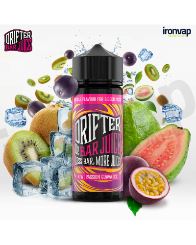Kiwi Passion Guava Ice 100ml TPD - Drifter Bar Juice