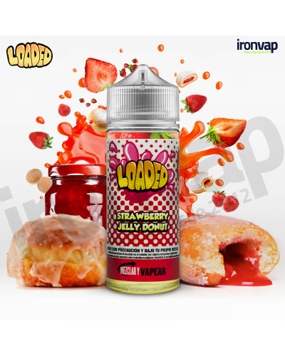 Strawberry Jelly Donut 100ml TPD - Loaded by Ruthless Vapor