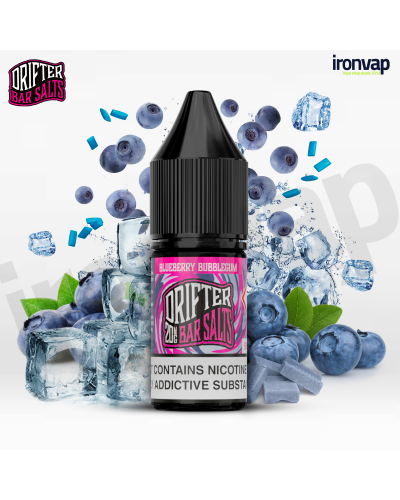 Blueberry Bubblegum Ice 10ml en sales - Drifter Bar Salts