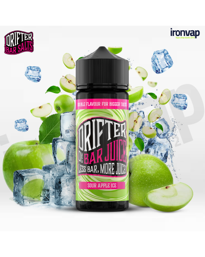 Sour Apple Ice 100ml TPD - Drifter Bar Juice