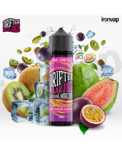 Aroma Kiwi Passion Guava Ice 16ml Longfill - Drifter Bar Juice