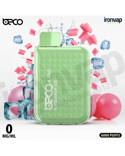 Bubblegum Ice 0mg Beco Pro - Vaptio