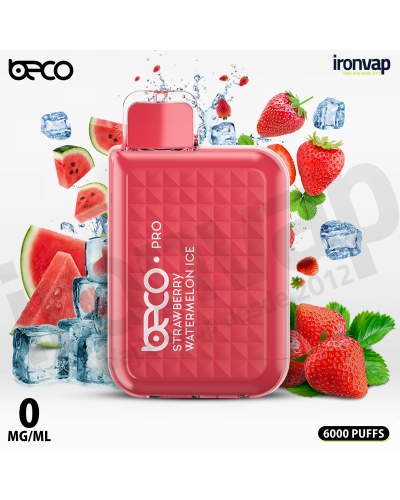 Strawberry Watermelon Ice 0mg Beco Pro - Beco Vape