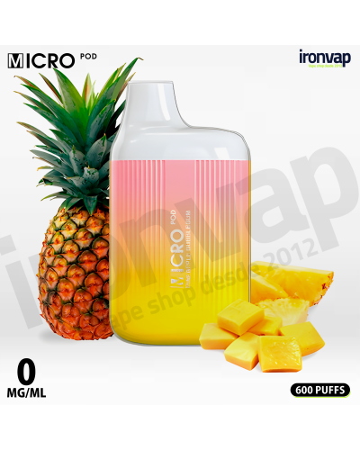 Pineapple Bubblegum 0mg - Micro Pod