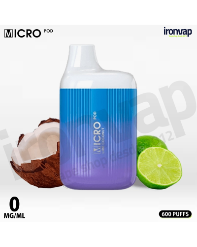 Lime Coconut 0mg - Micro Pod